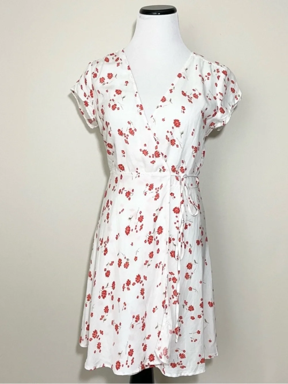 Reformation Ports Wrap Mini Dress Eleanor Print - Picture 1 of 12